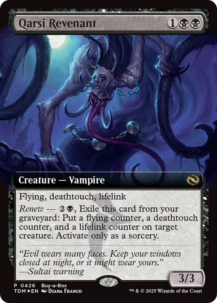 Qarsi Revenant (Extended Art) (BABP-426) [Buy-A-Box Promos] Foil