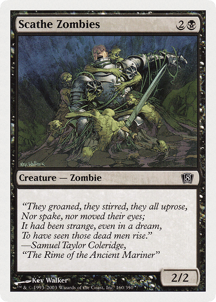 Scathe Zombies (8ED-160) [8th Edition] Foil
