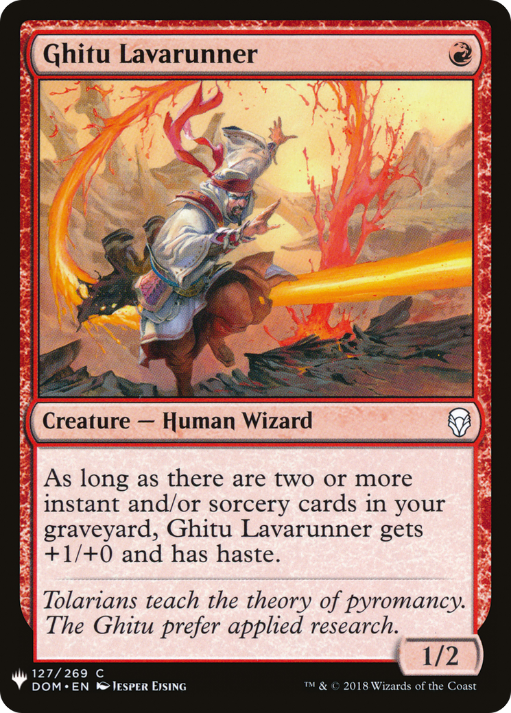 Ghitu Lavarunner (LIST-DOM-127) [The List]