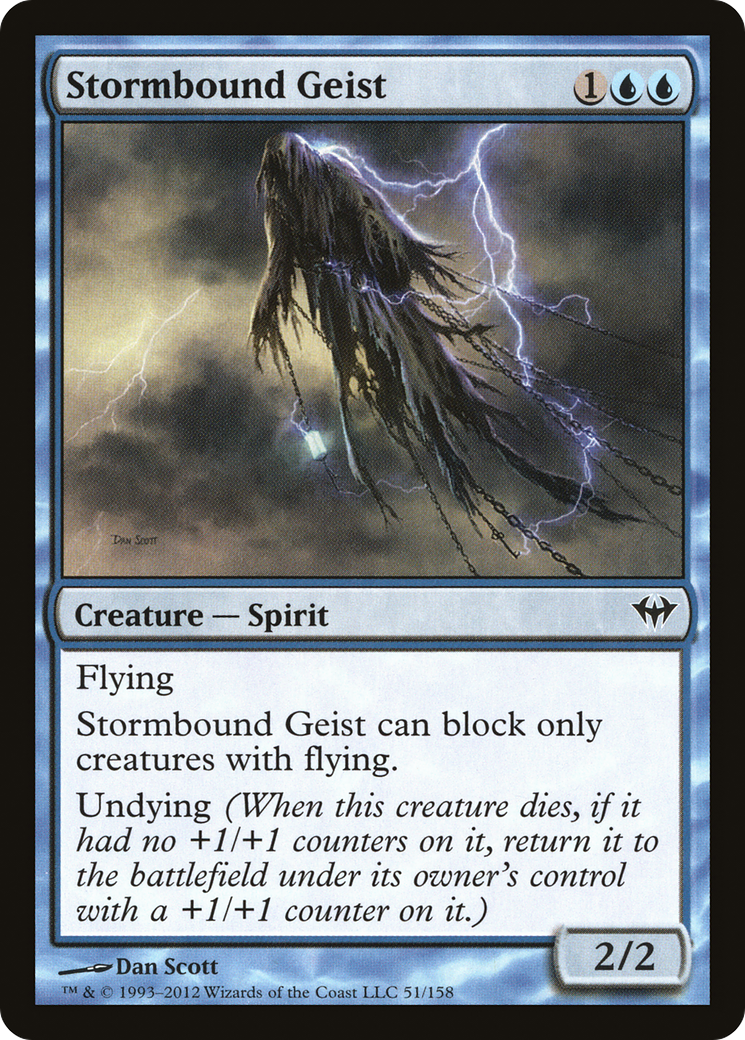Stormbound Geist (DKA-051) [Dark Ascension] Foil