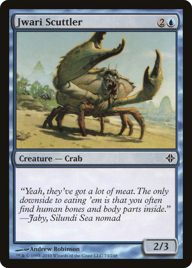 Jwari Scuttler (ROE-073) [Rise of the Eldrazi] Foil