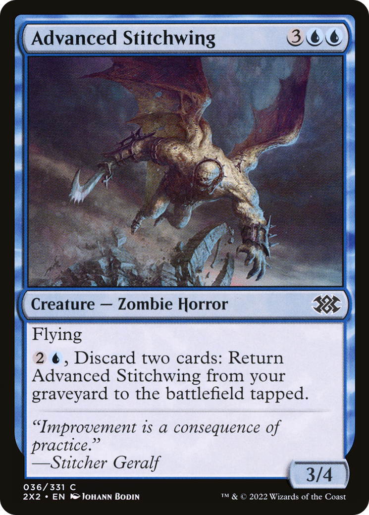 Advanced Stitchwing (2X2-036) [Double Masters 2022] Foil