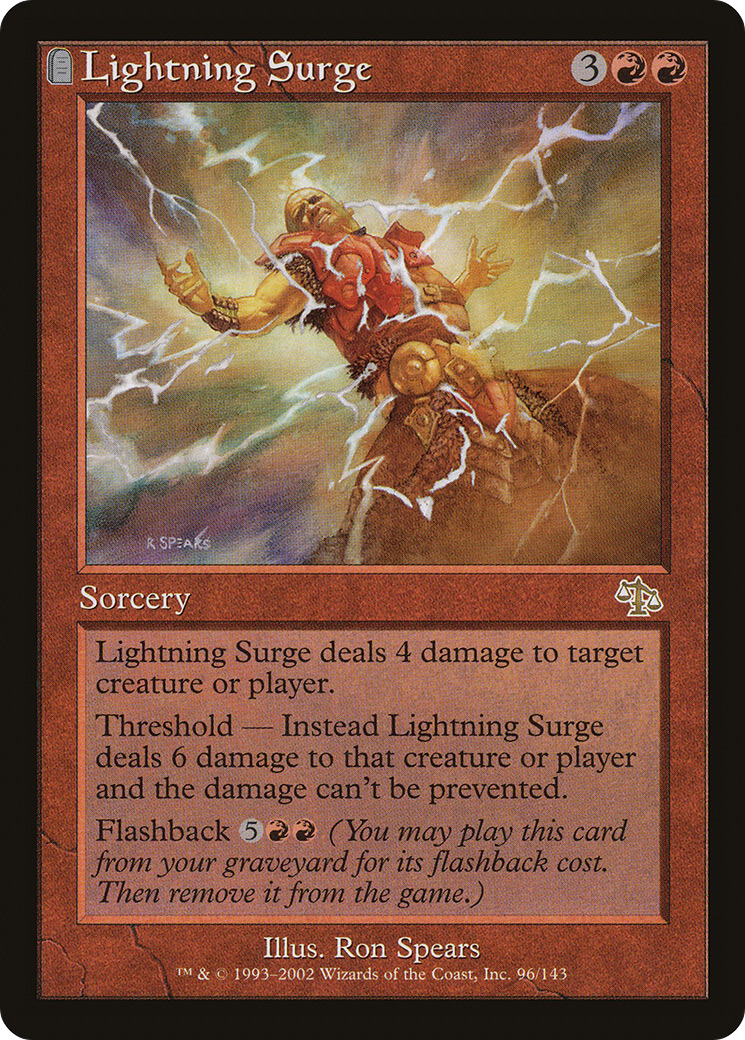 Lightning Surge (JUD-096) [Judgment] Foil