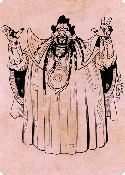 Alaundo the Seer // Alaundo the Seer (ACLB-061) (Borderless) [Battle for Baldur's Gate Art Series]