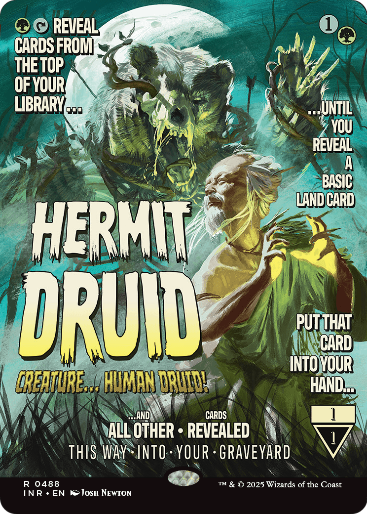 Hermit Druid (Showcase) (INR-488) (Borderless) [Innistrad Remastered] Foil