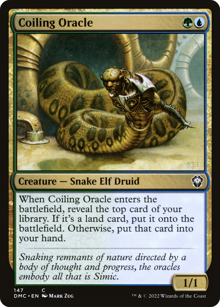 Coiling Oracle (DMC-147) [Dominaria United Commander]