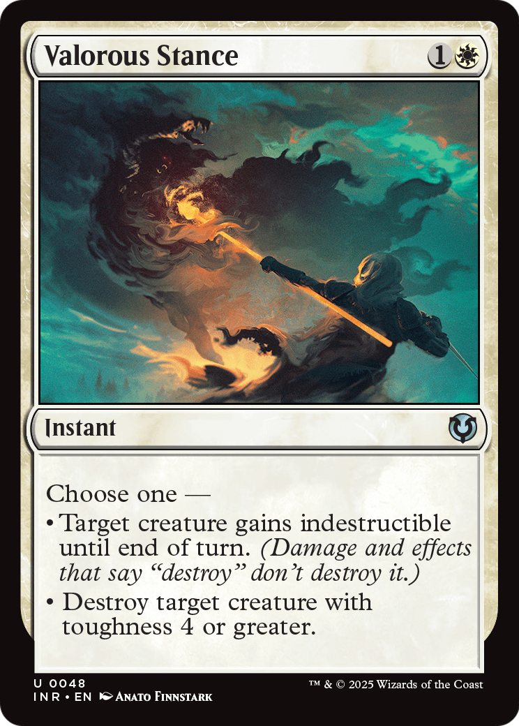 Valorous Stance (INR-048) [Innistrad Remastered] Foil