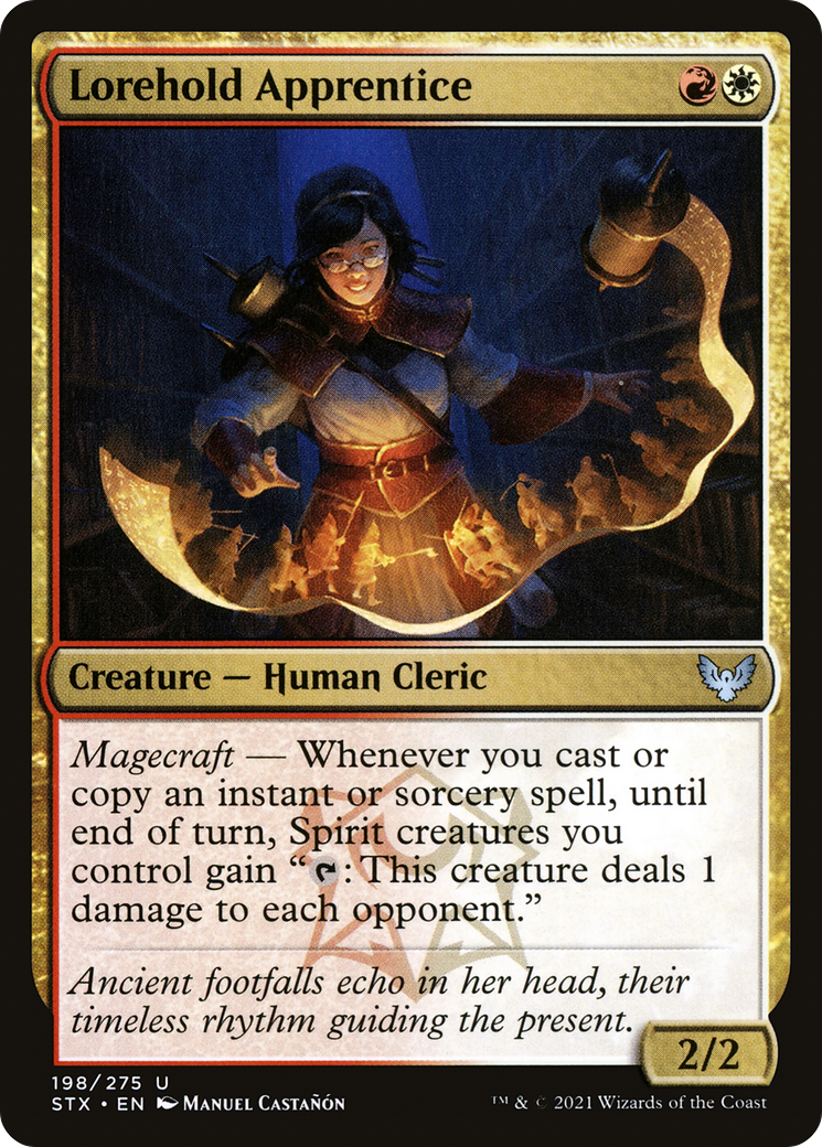 Lorehold Apprentice (STX-198) [Strixhaven: School of Mages] Foil