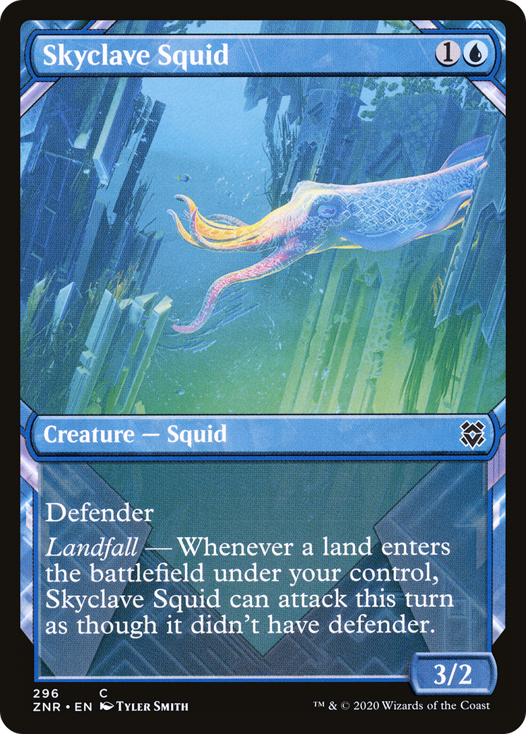 Skyclave Squid (Showcase) (ZNR-296) [Zendikar Rising]