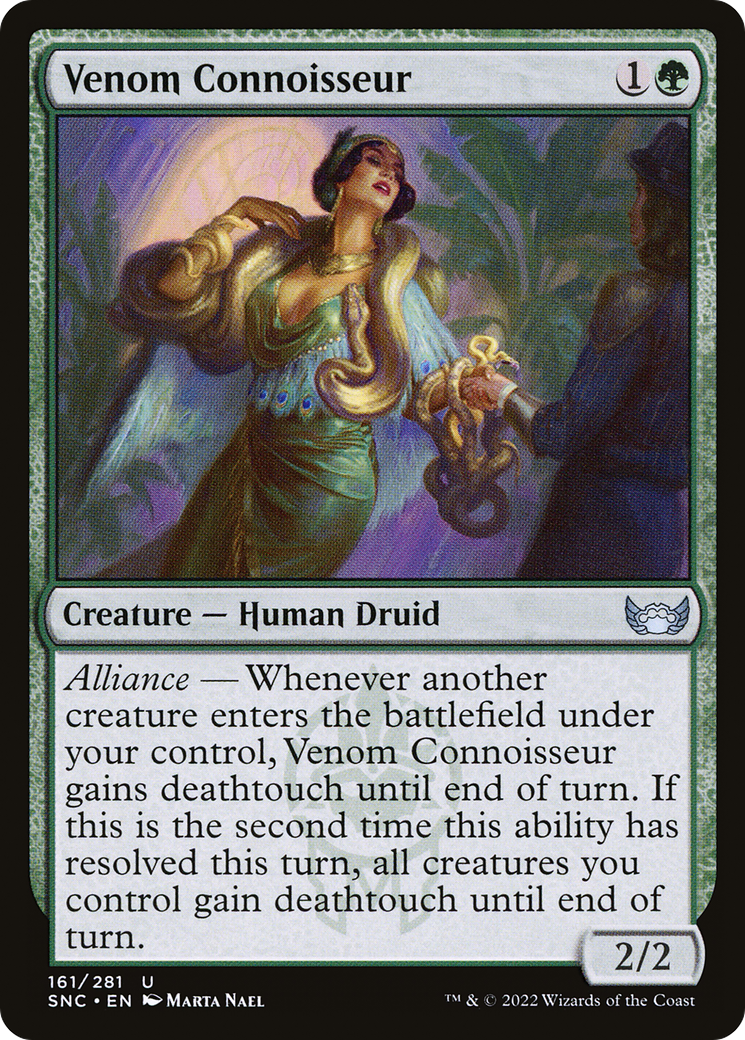 Venom Connoisseur (SNC-161) [Streets of New Capenna]