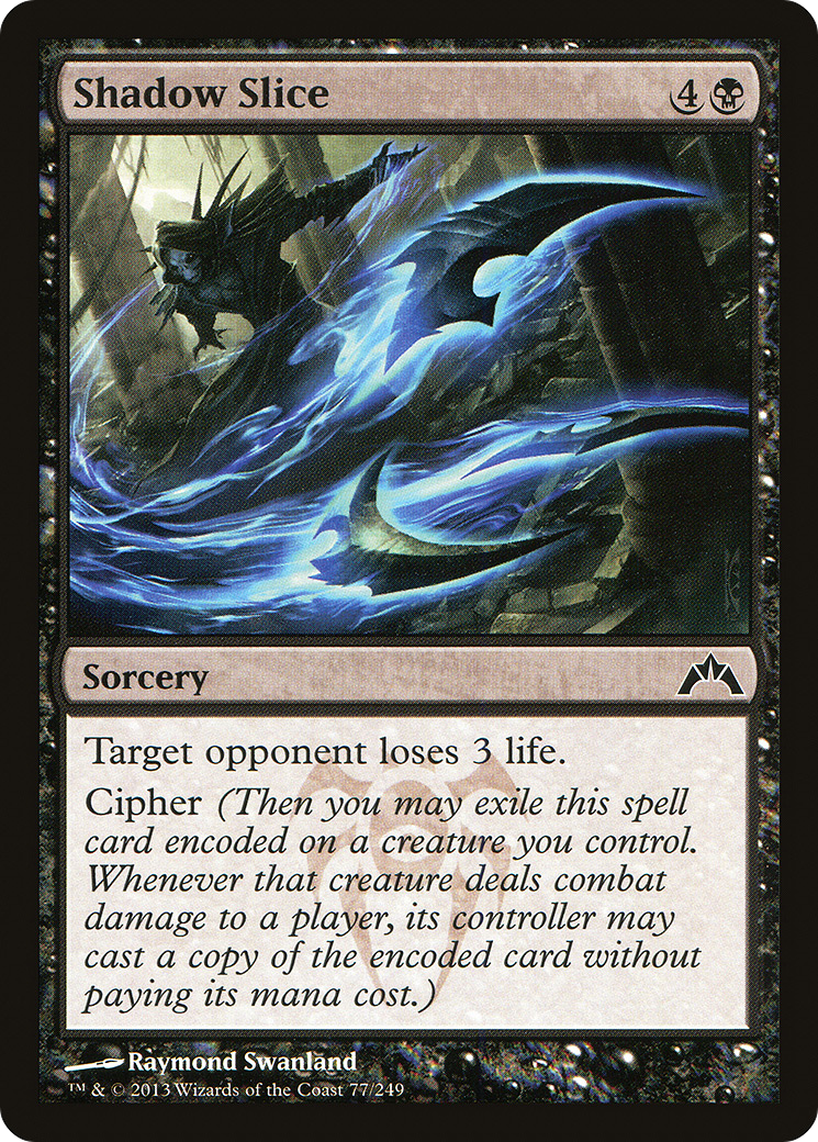 Shadow Slice (GTC-077) [Gatecrash] Foil