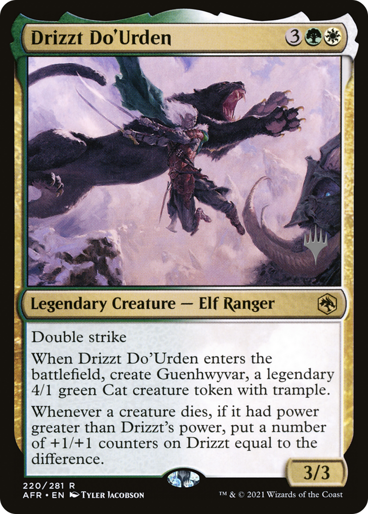 Drizzt Do'Urden (PPAFR-220) [Promo Pack: Adventures in the Forgotten Realms Promos]