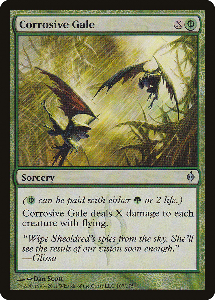 Corrosive Gale (NPH-107) [New Phyrexia]