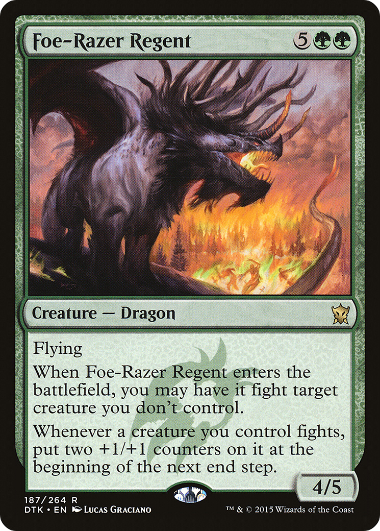 Foe-Razer Regent (DTK-187) [Dragons of Tarkir] Foil