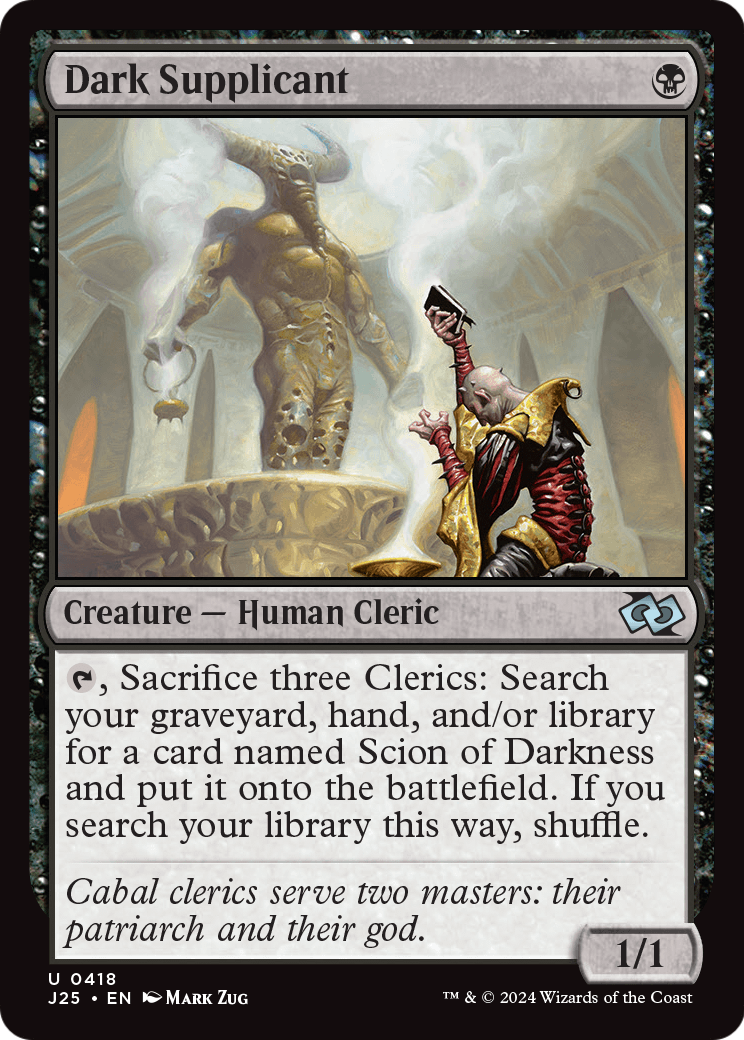 Dark Supplicant (J25-418) [Foundations Jumpstart]