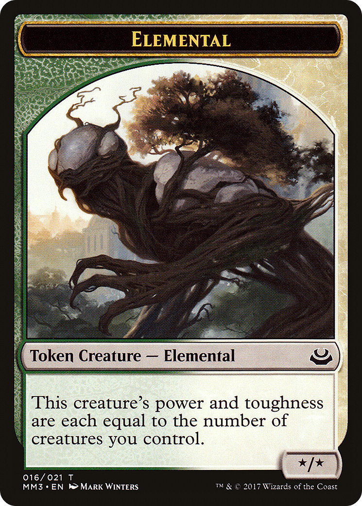 Elemental Token (MM3-016) [Modern Masters 2017 Tokens]