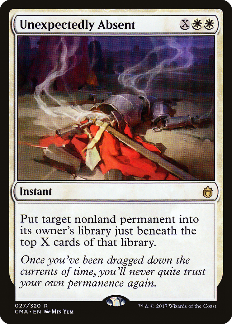 Unexpectedly Absent (CMA-027) [Commander Anthology]