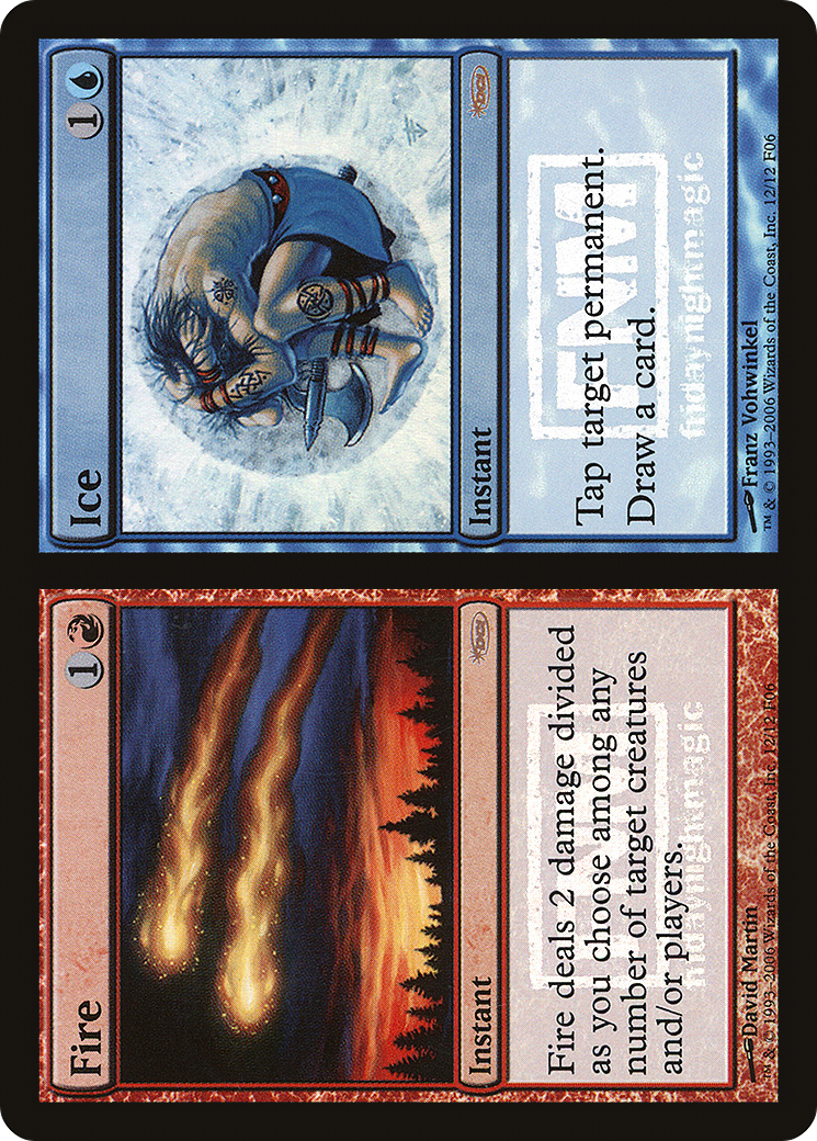 Fire // Ice (FNM-012) [Friday Night Magic 2006] Foil