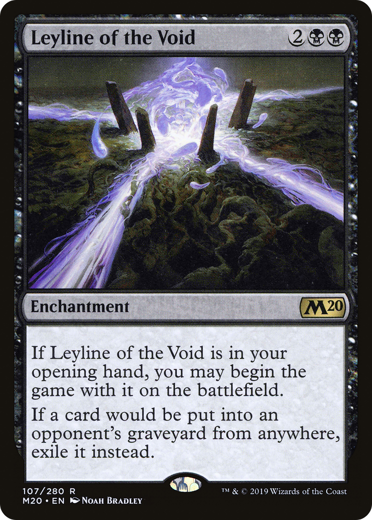 Leyline of the Void (M20-107) [Core Set 2020] Foil