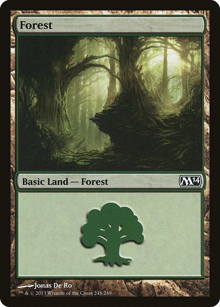 Forest (M14-248) [Magic 2014] Foil