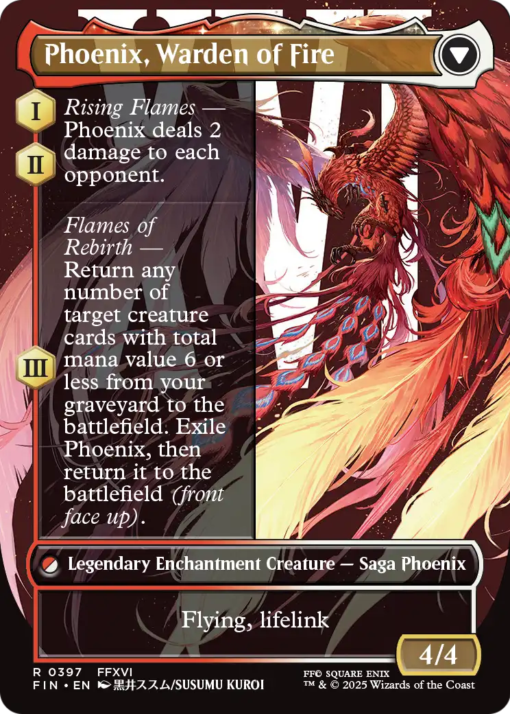 Joshua, Phoenix's Dominant (Borderless) (FIN-397) [FINAL FANTASY]