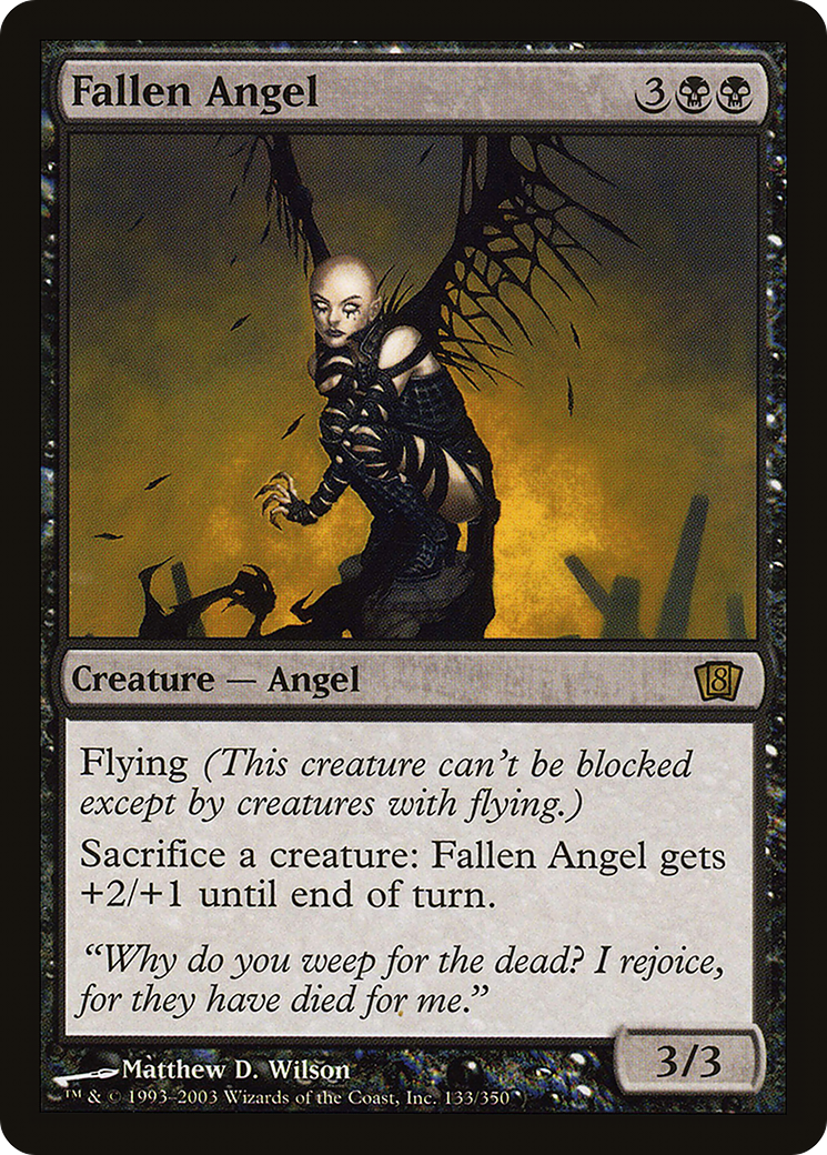 Fallen Angel (8ED-133) [8th Edition] Foil
