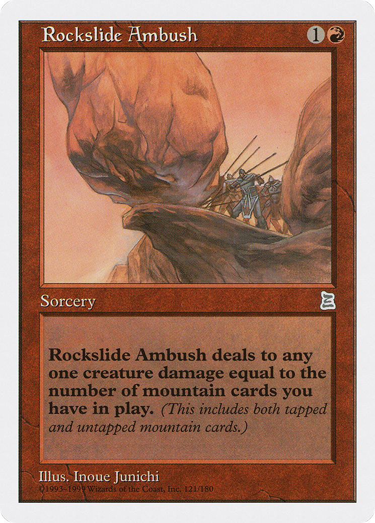 Rockslide Ambush (PTK-121) [Portal Three Kingdoms]