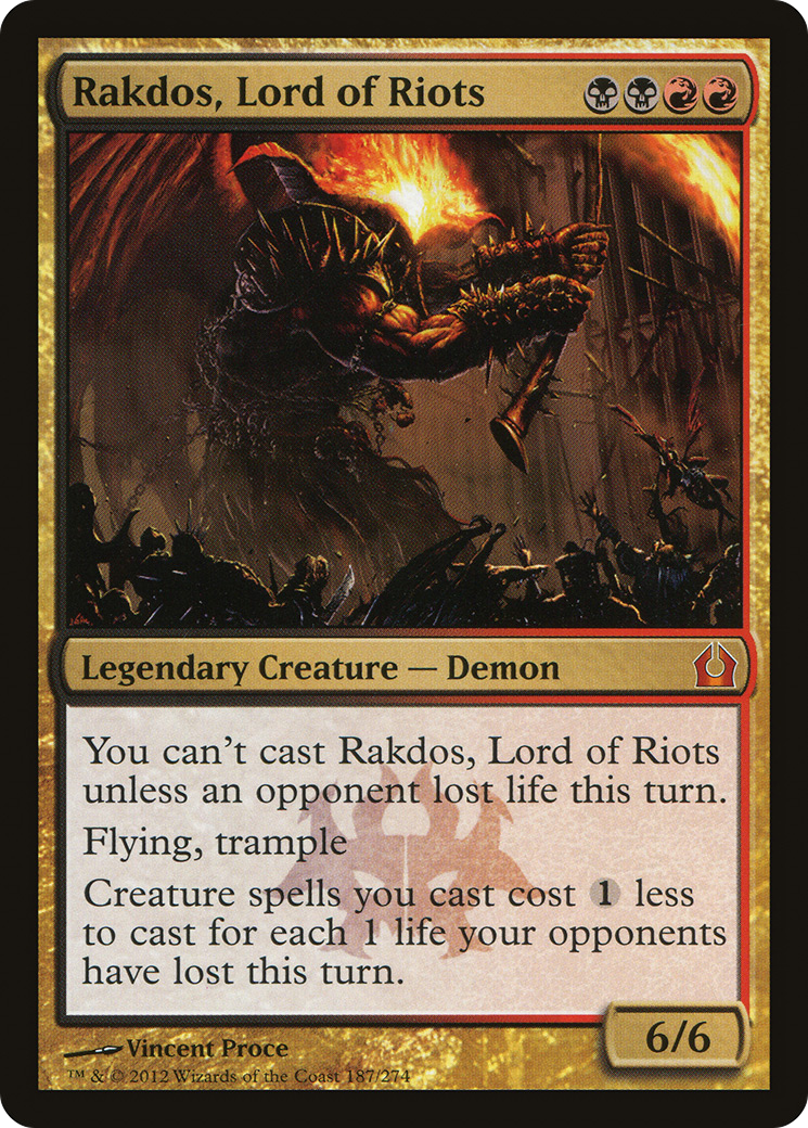 Rakdos, Lord of Riots (RTR-187) [Return to Ravnica] Foil
