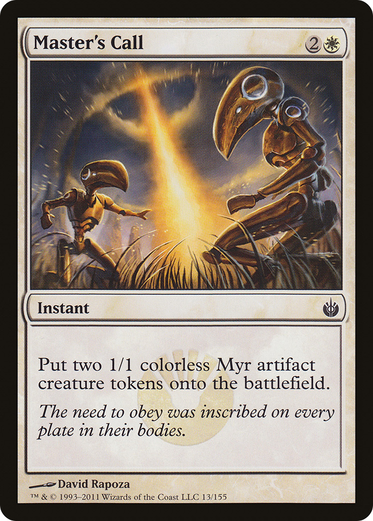 Master's Call (MBS-013) [Mirrodin Besieged]