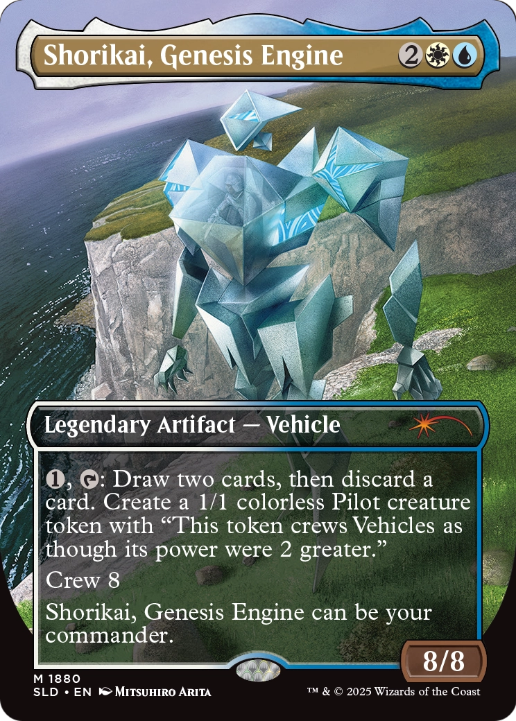 Shorikai, Genesis Engine (SLD-1880) (Borderless) [Secret Lair Drop] Foil
