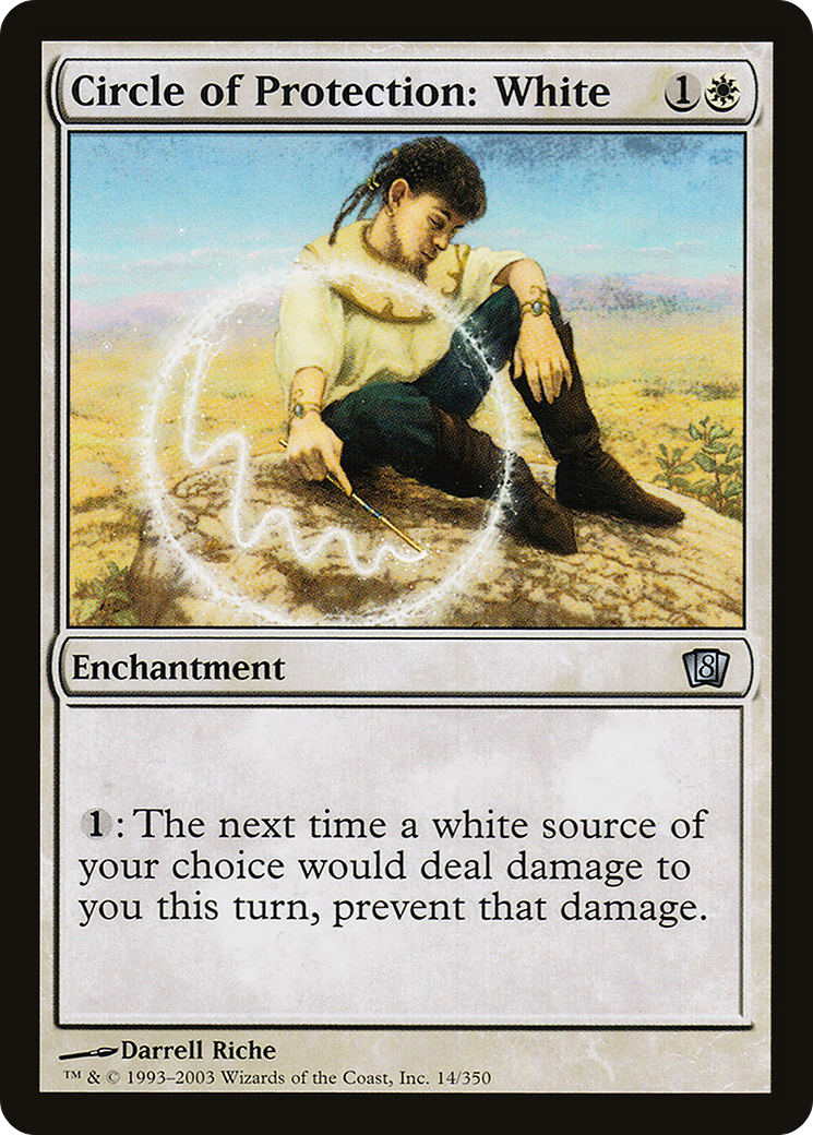 Circle of Protection: White (8ED-014) [8th Edition]