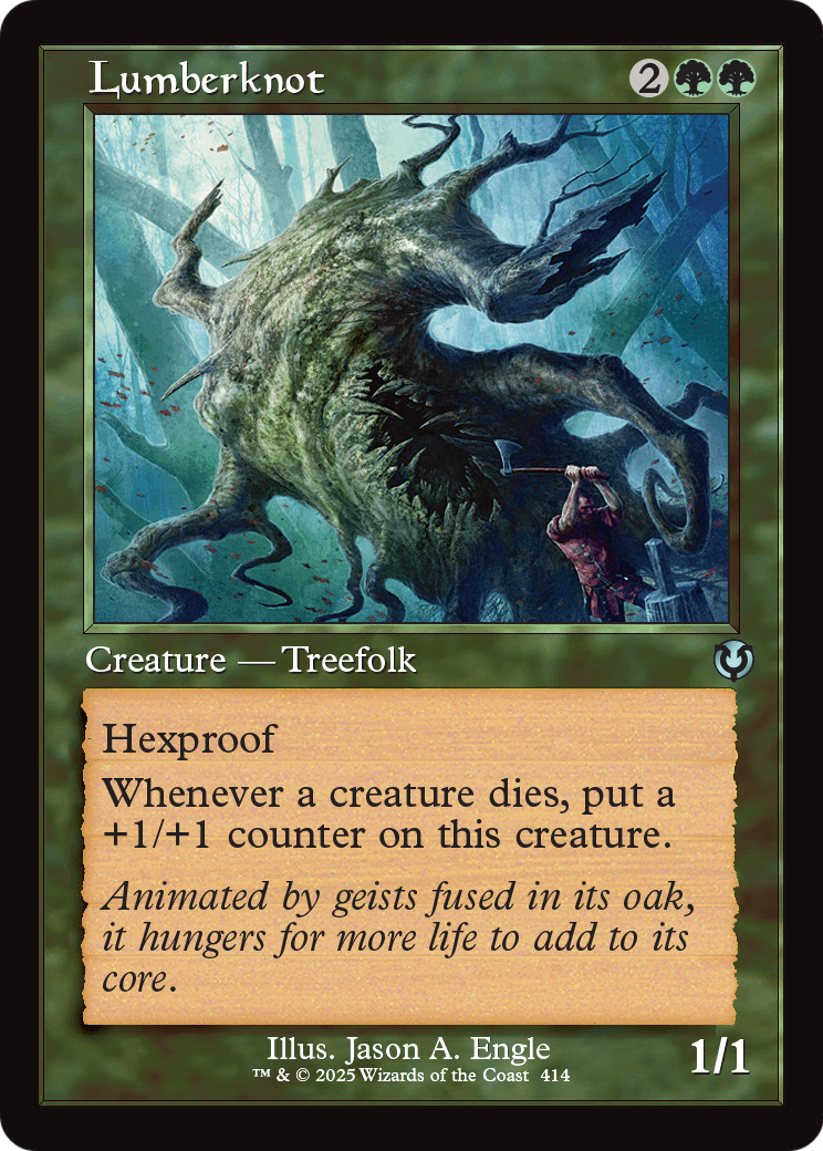 Lumberknot (Retro Frame) (INR-414) [Innistrad Remastered] Foil