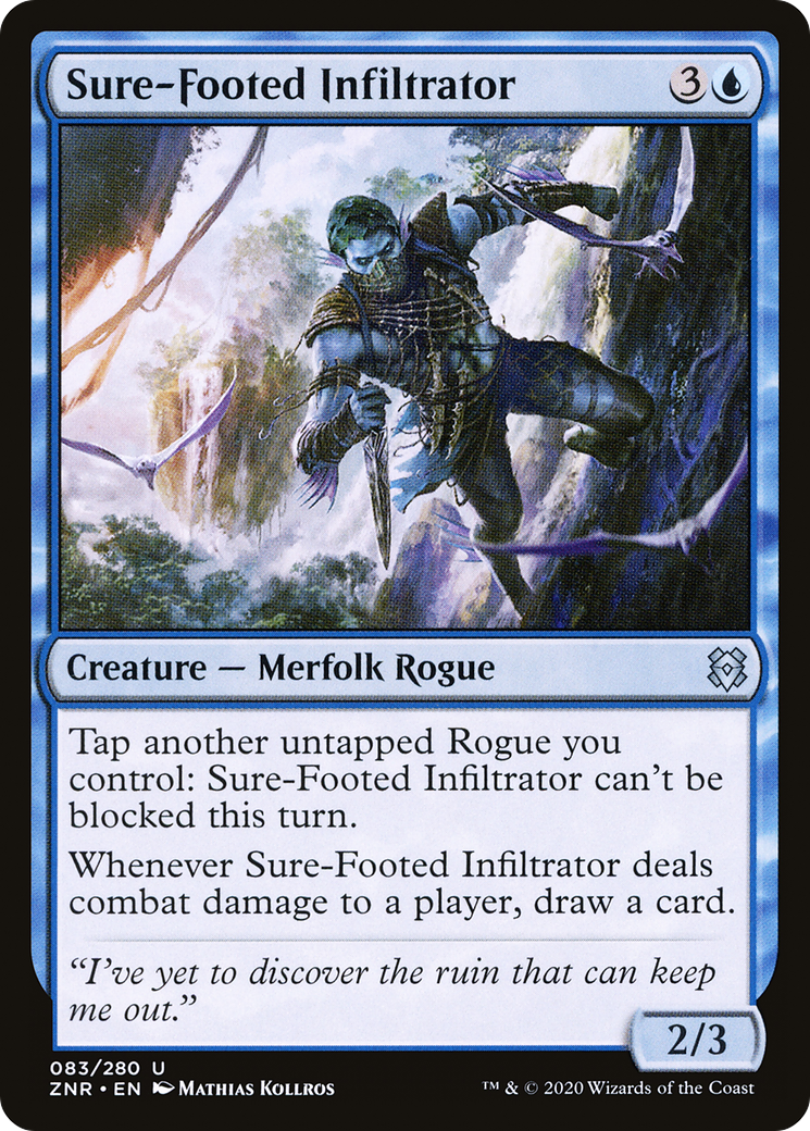 Sure-Footed Infiltrator (ZNR-083) [Zendikar Rising]