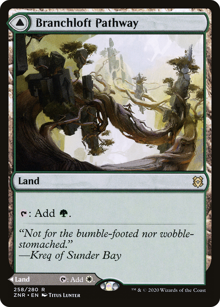 Branchloft Pathway (ZNR-258) [Zendikar Rising]