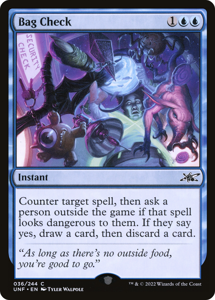 Bag Check (UNF-036) [Unfinity] Foil