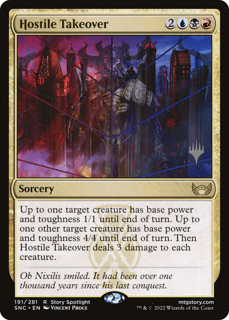 Hostile Takeover (PPSNC-191) [Promo Pack: Streets of New Capenna Promos]