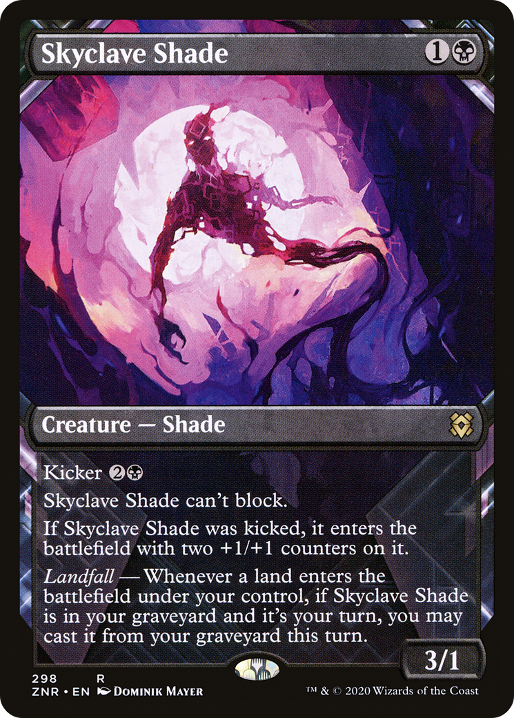 Skyclave Shade (Showcase) (ZNR-298) [Zendikar Rising] Foil