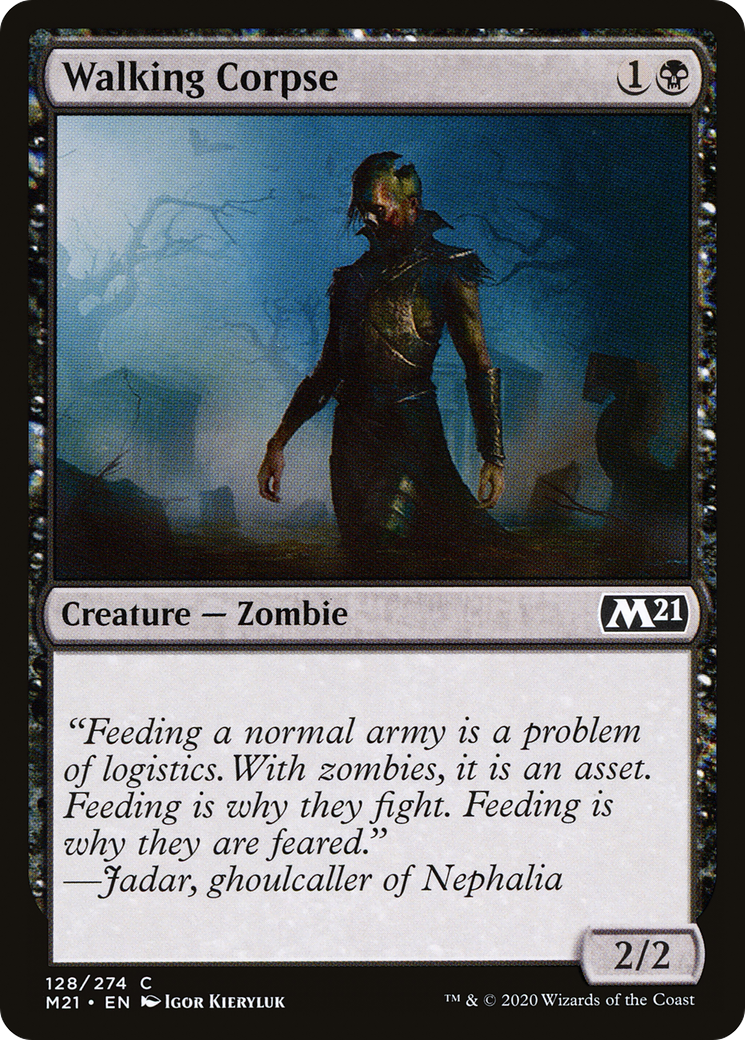 Walking Corpse (M21-128) [Core Set 2021] Foil