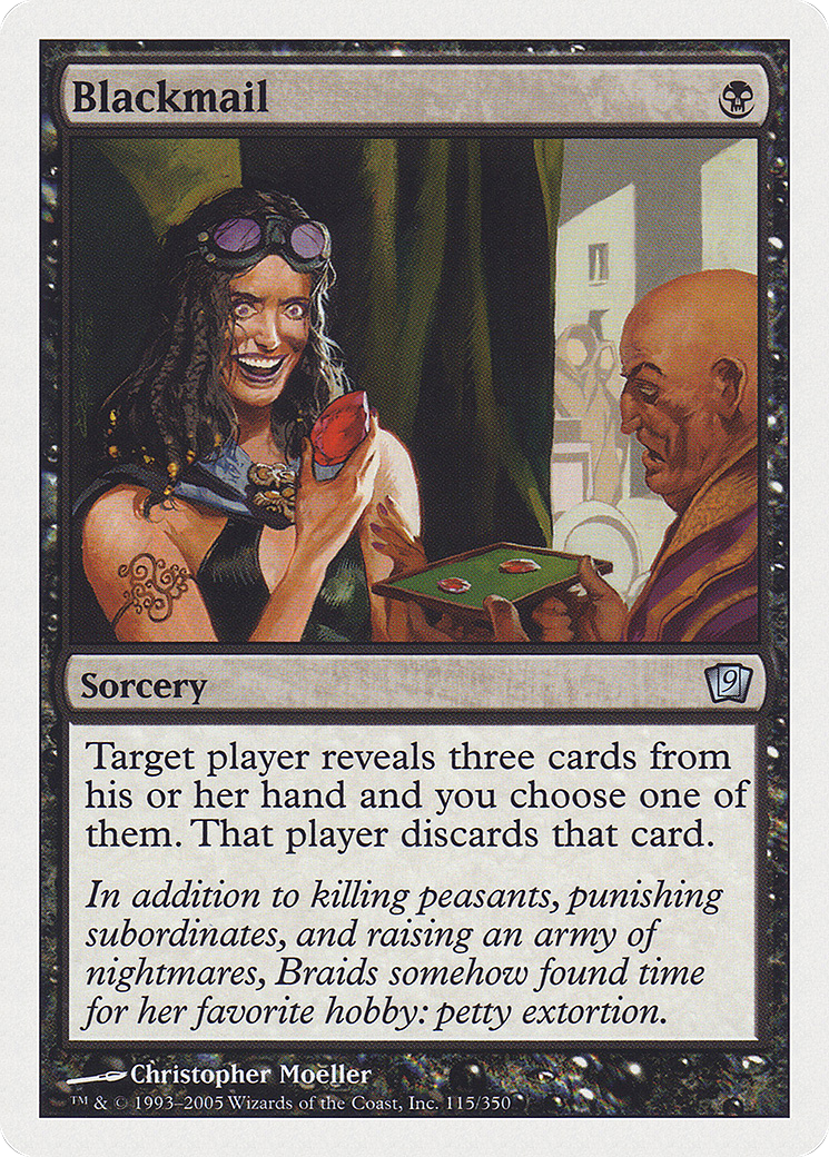 Blackmail (9ED-115) [9th Edition] Foil