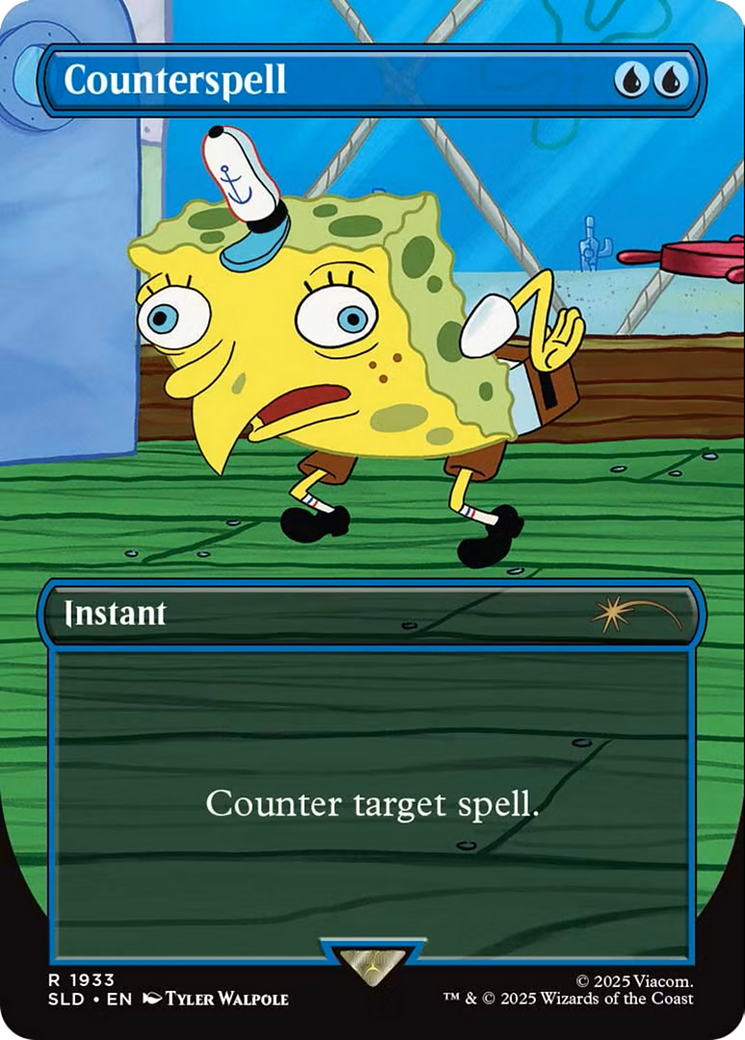 Counterspell (SLD-1933) (Borderless) [Secret Lair Drop] Foil