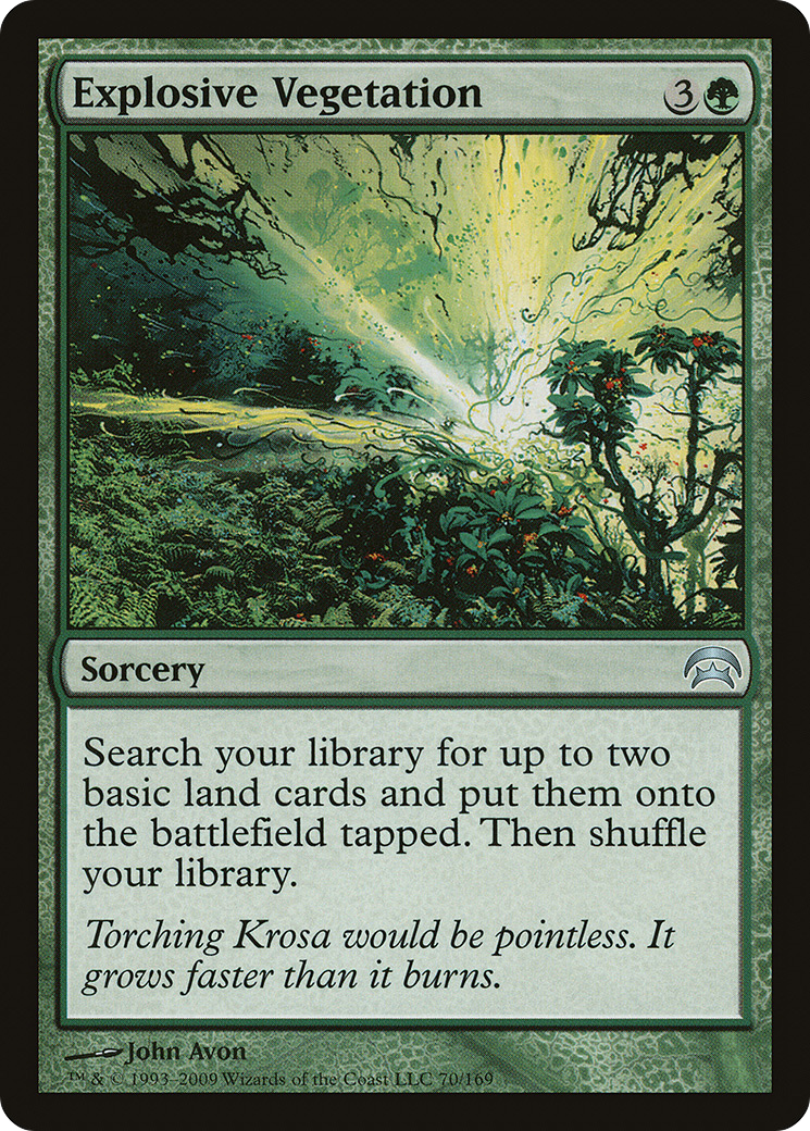 Explosive Vegetation (HOP-070) [Planechase]
