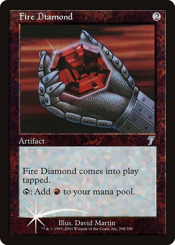 Fire Diamond (7ED-296★) [7th Edition] Foil