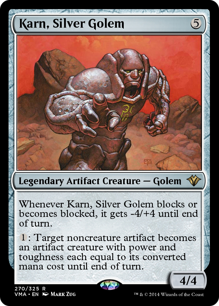 Karn, Silver Golem (VMA-270) [Vintage Masters]