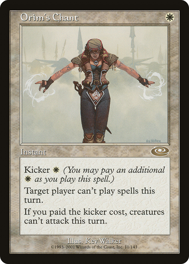 Orim's Chant (PLS-011) [Planeshift] Foil