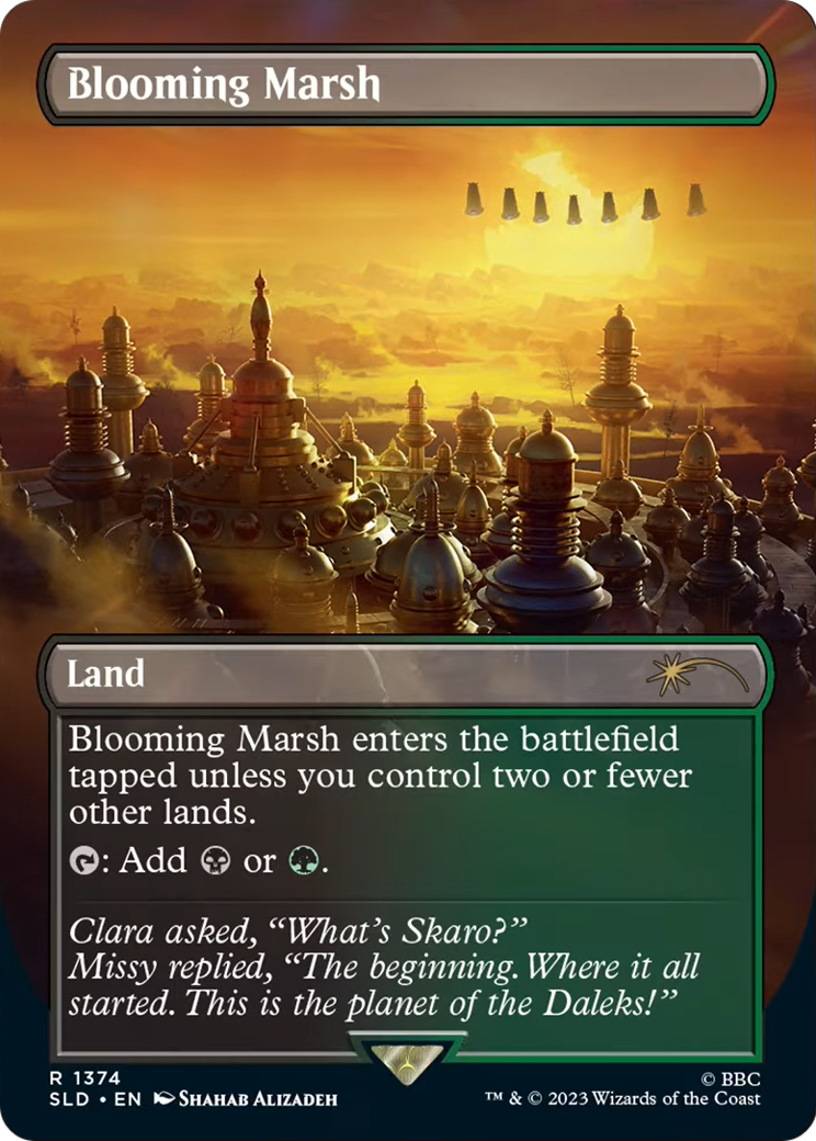 Blooming Marsh (SLD-1374) (Borderless) [Secret Lair Drop] Foil