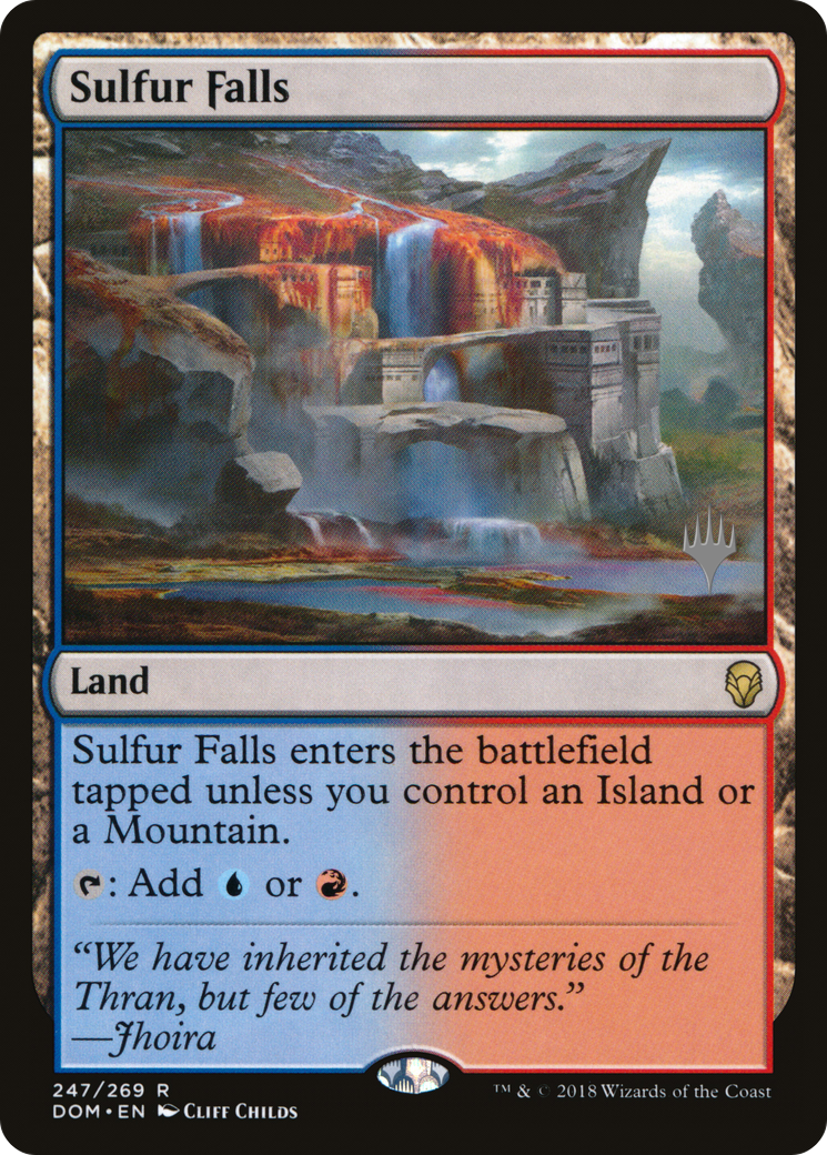Sulfur Falls (PPM20-247) [Promo Pack: Dominaria Promos] Foil