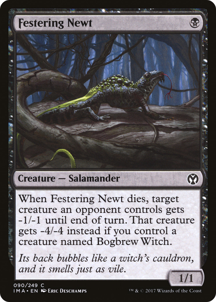 Festering Newt (IMA-090) [Iconic Masters] Foil