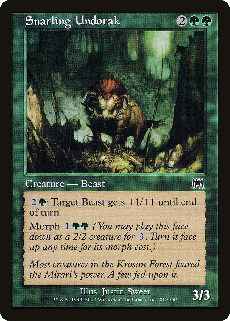 Snarling Undorak (ONS-283) [Onslaught]