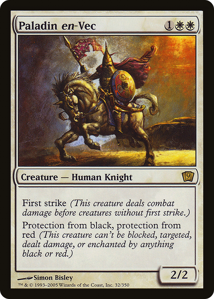 Paladin en-Vec (9ED-032) [9th Edition]