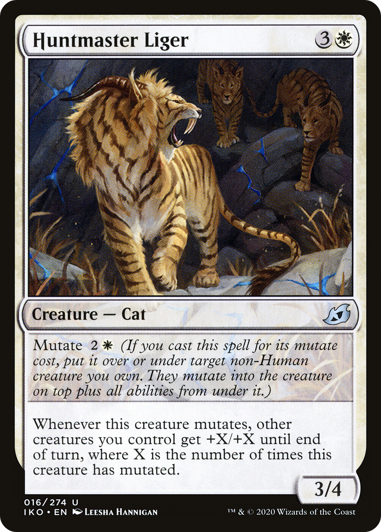 Huntmaster Liger (IKO-016) [Ikoria: Lair of Behemoths]